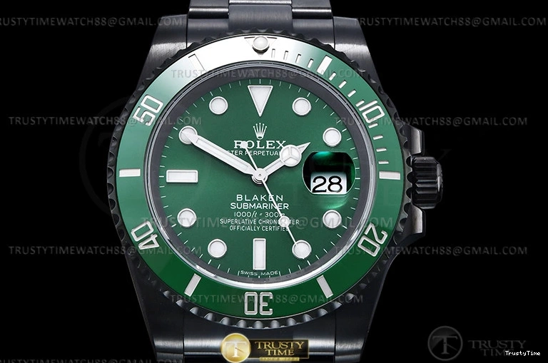 1001 ROLSUB0425A – Blaken Sub 116610LV PVD SS Black V6F V2 VS Cozy 1051